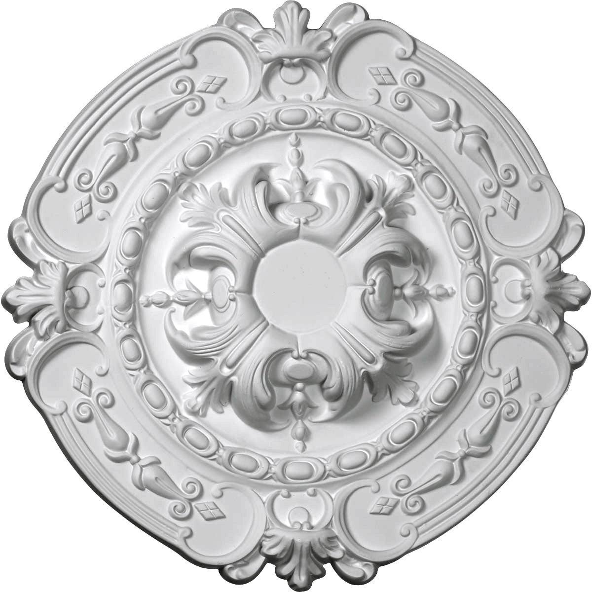 Walnut Hand-Painted Ceiling Medallion L80492
