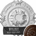 Walnut Hand-Painted Ceiling Medallion L80492