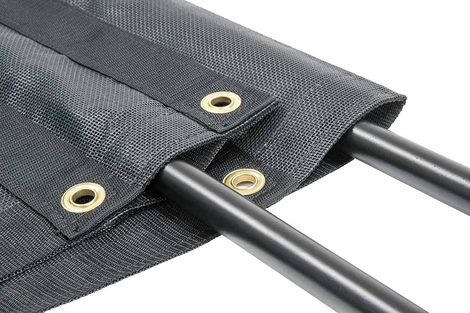7 x 20 ft Vinyl Coated Mesh Tarps with 5 inch 18oz Double Pocket Y15360
