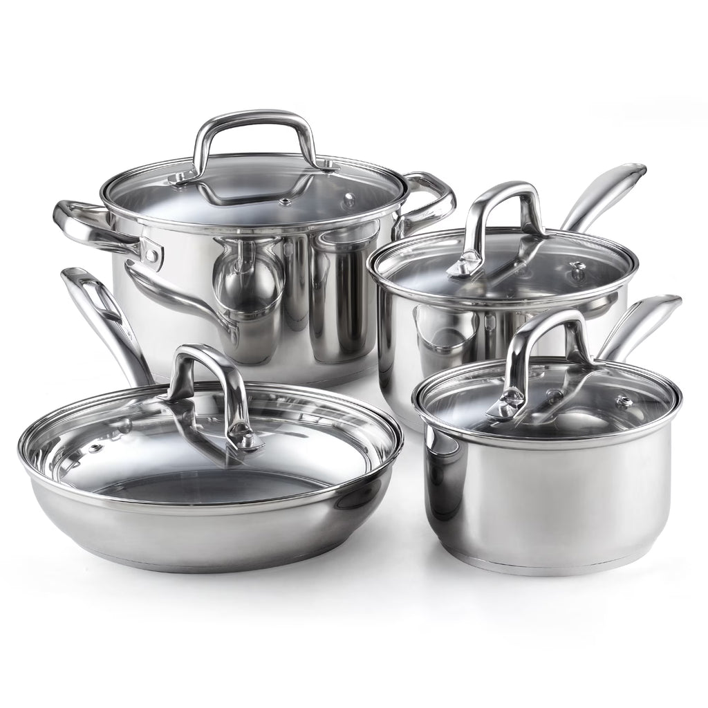 8-Piece Stainless Steel Induction Cookware Set F630