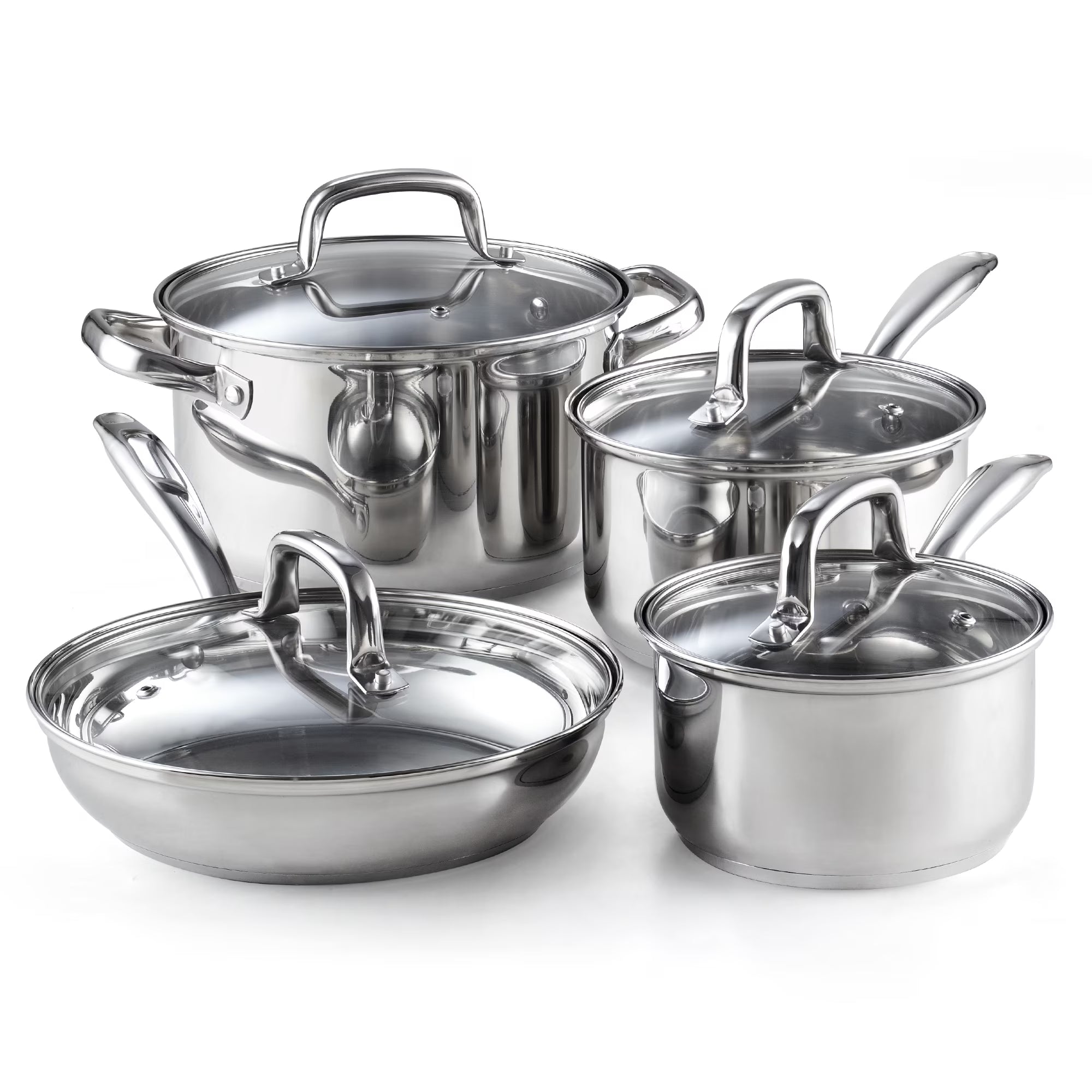 8-Piece Stainless Steel Induction Cookware Set F630