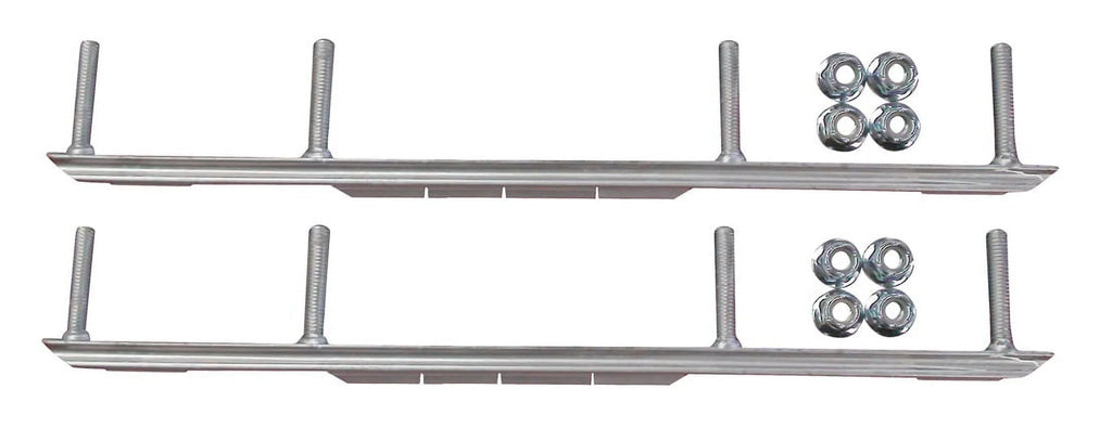 Red XT Snowmobile Skis with 9" Shaper Bars Complete Kit Y682112