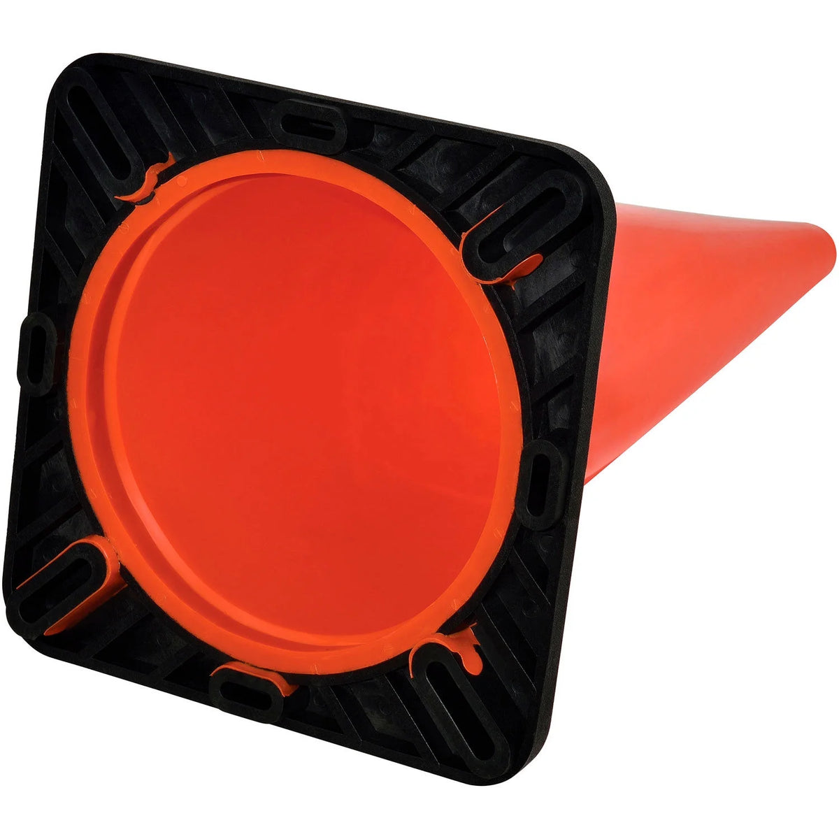 28" Non-Reflective Traffic Cone with Black Base C65294
