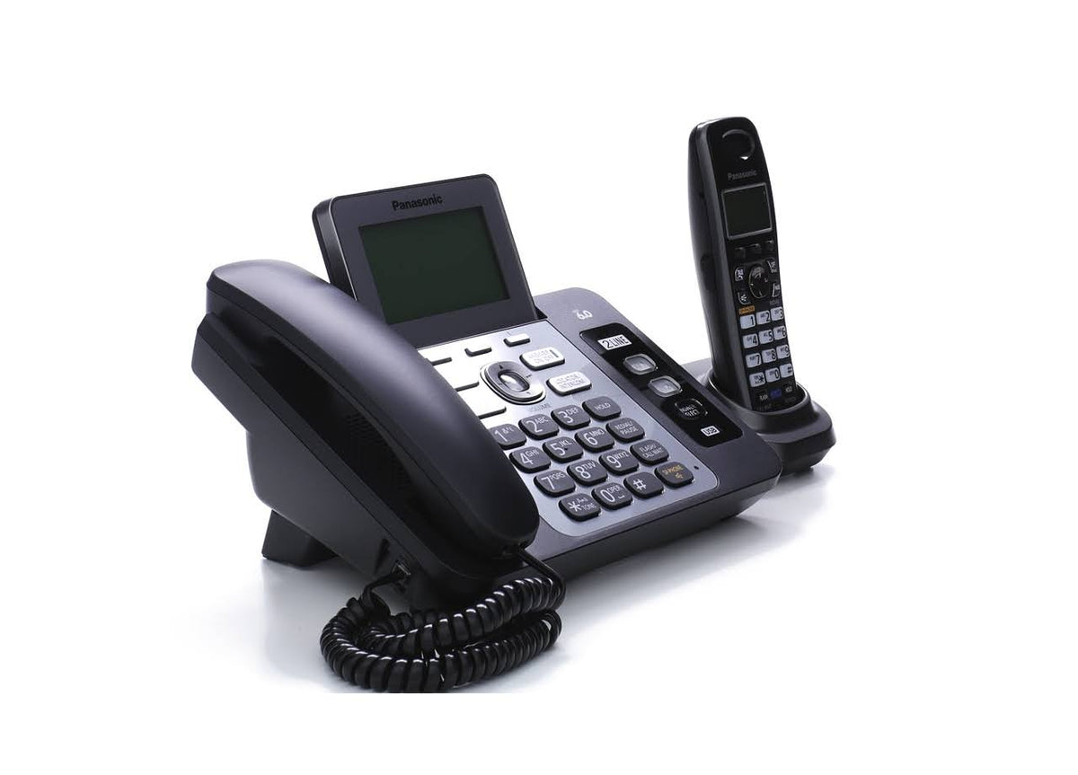 Two Line Dect 6.0 Expandable Digital Cordless Phone A586074