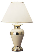 Ivory Metal Lamp L536
