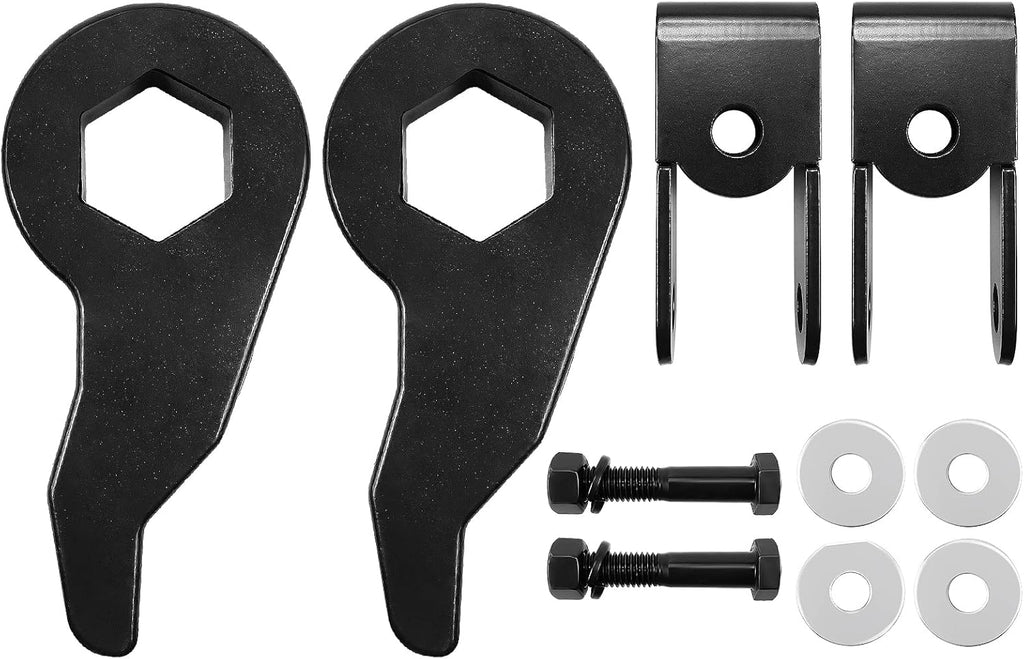 1"-3" Forged Adjustable Suspension Leveling Lift Kits with Shock Extenders Pack of 2 T802