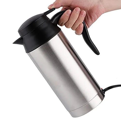 Car Electric Kettle 750ml 12V Stainless Steel D386848