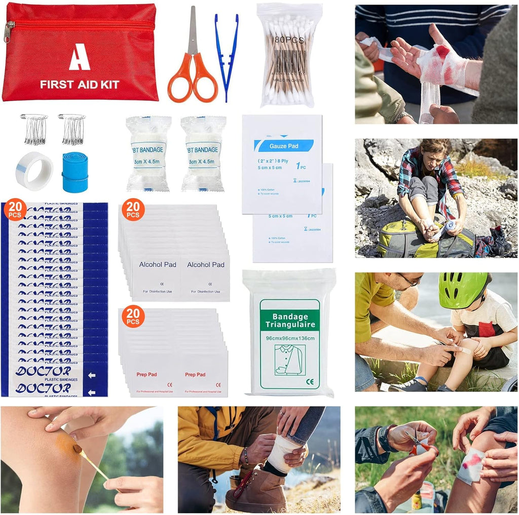 232 pcs Professional Survival First Aid Kit W583966