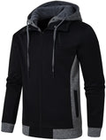 Black Fleece Zipper Hoodie L534269