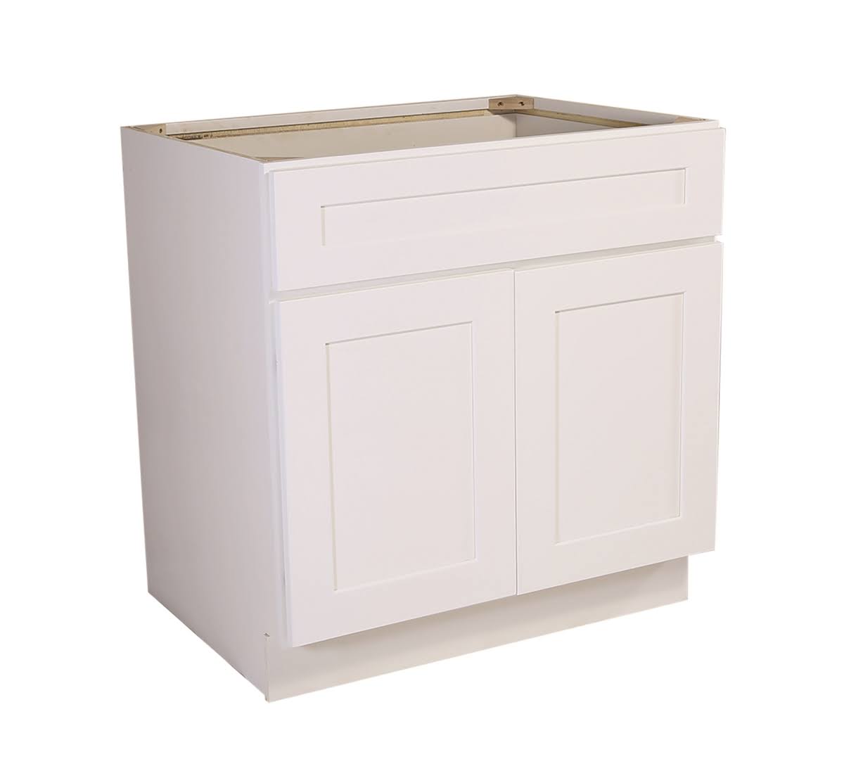 White Shaker Sink Base Cabinet Q33971