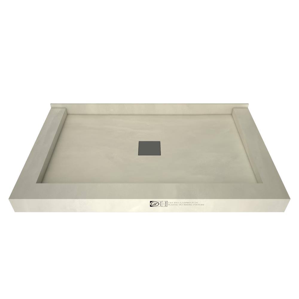 Triple Threshold Shower Base with Drain P642