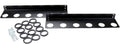 Black Powder Coated Steel Wall Mounted Tool Rack Pack of 2 W2551