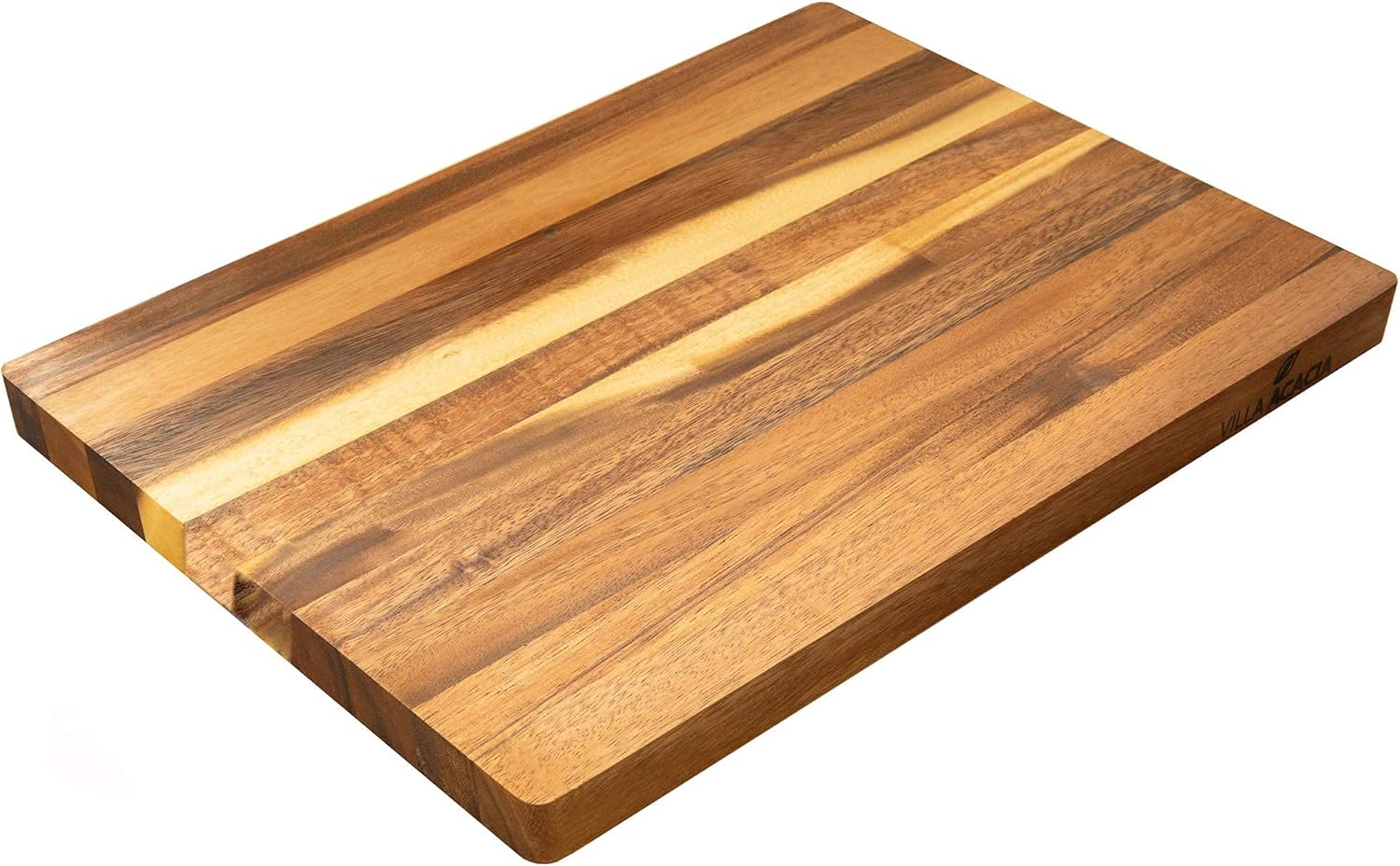 Large Wood Cutting Board, 17x12 Inch Reversible Hardwood B169790