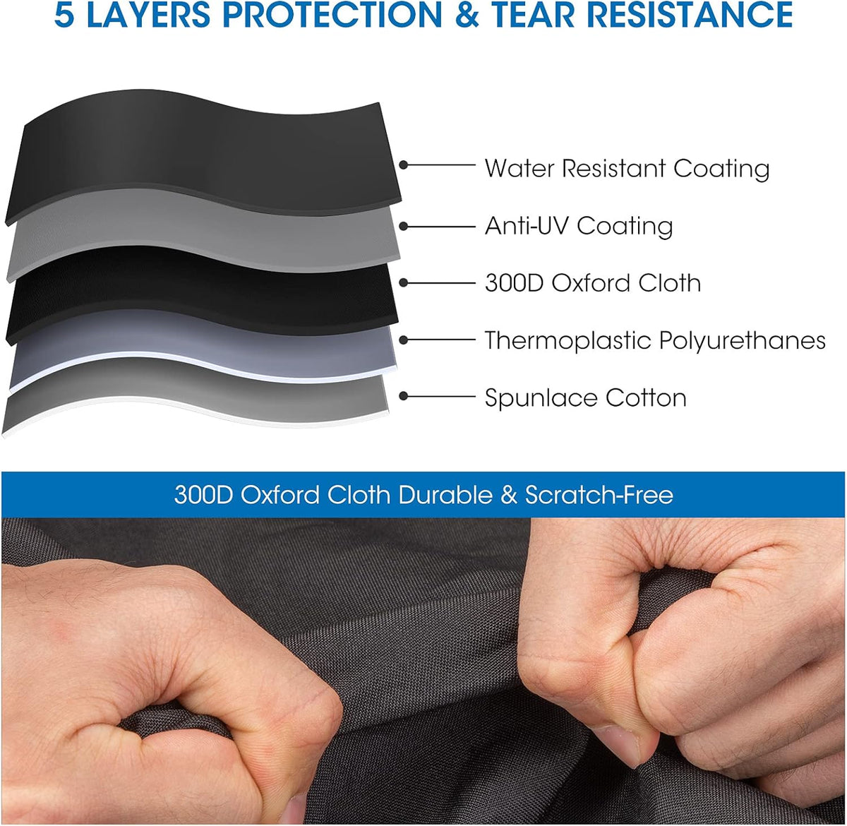 Water-Resistant 4 Door Auto Cover for Wrangler JL Unlimited Z59188