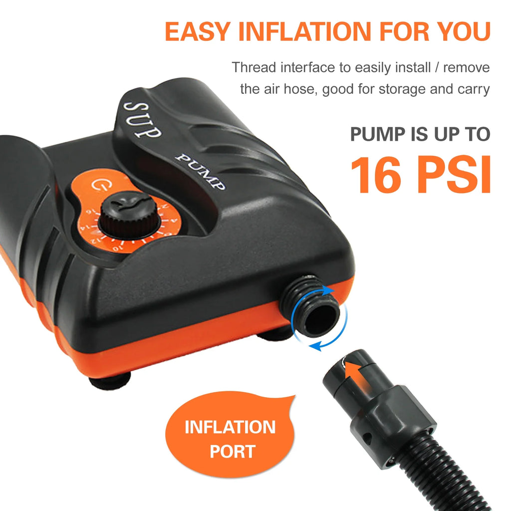 16PSI Electric Inflation Air Pump with 6PCS Nozzles R66967