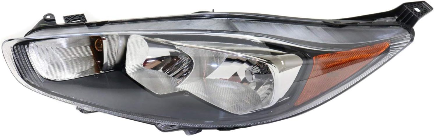 Headlight Set of 2 Clear Lens Halogen Composite with bulbs J2569