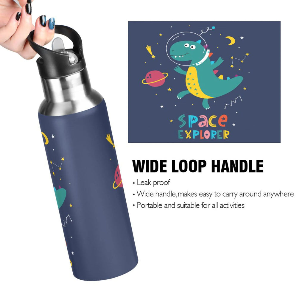 Stainless Steel Insulated Water Bottle with Straw Lid N742578