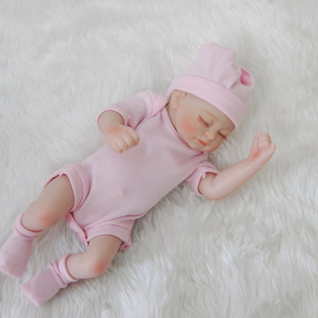 10inch Full Body Silicone Reborn Baby Doll with Clothes & Accessories C487998