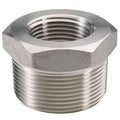 SS 304 Hex Head Bushing 1/2 x 1/4 x 22 NPT Male x Female, Pkg Qty 25 T92417