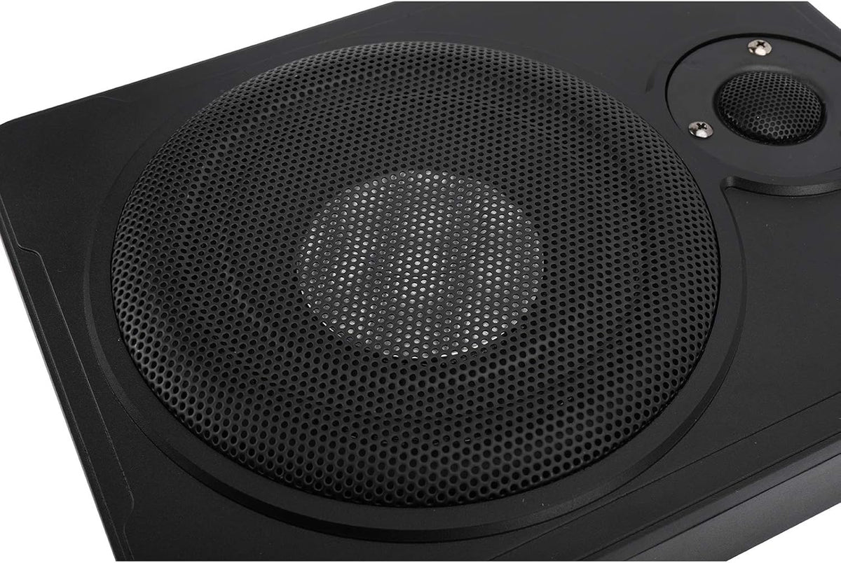 8" 600w Slim Under-Seat Powered Subwoofer Sub Bass Speaker Kit Pack of 2 F2774