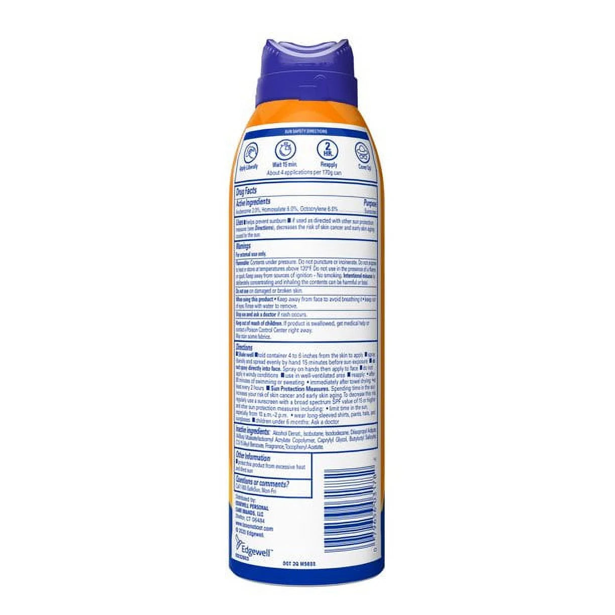 SPF 30 Sunscreen Spray 6 oz (Pack of 6) K238109