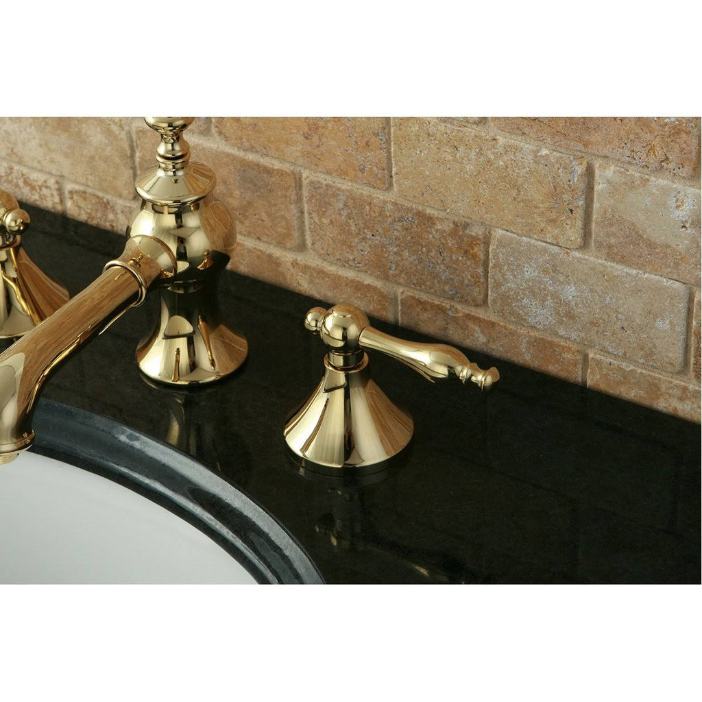 Polished Chrome Widespread Bathroom Faucet H80990