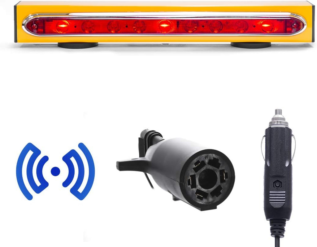 Wireless Trailer Tow Lights with Safety Straps T456
