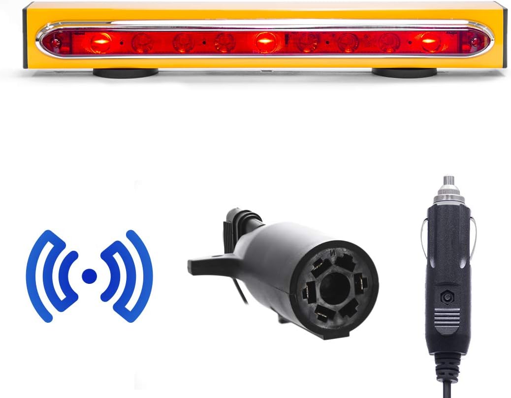 Wireless Trailer Tow Lights with Safety Straps T456