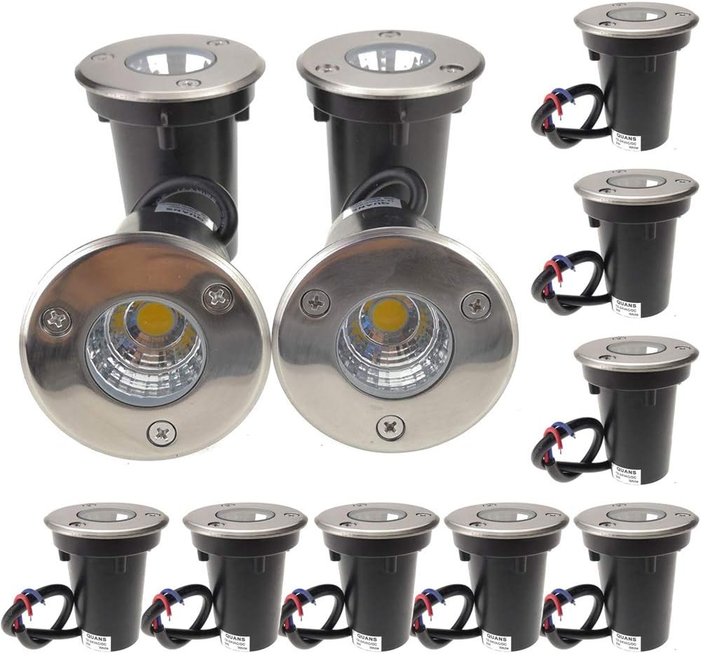 12V 24V DC AC Low Voltage Outdoor LED Light, 12 Pack X23521