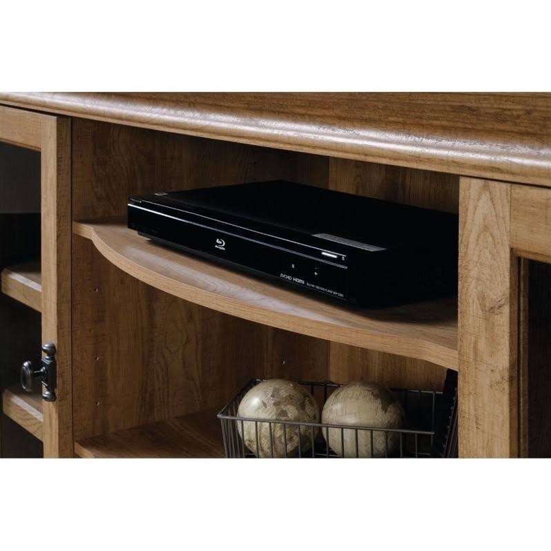 Scribed Oak Entertainment Credenza R252