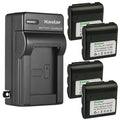 4-Pack Battery and AC Wall Charger R8273