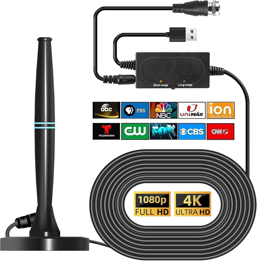Amplified HDTV Indoor Digital Antenna Long Range TV Antenna C659