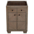 Gray Wash Wood Single Vanity Cabinet Z688