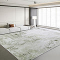 10x14 ft Light Coffee Non-Slip Area Rug M6859