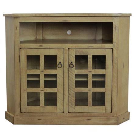 Bright White Corner TV Stand N77245