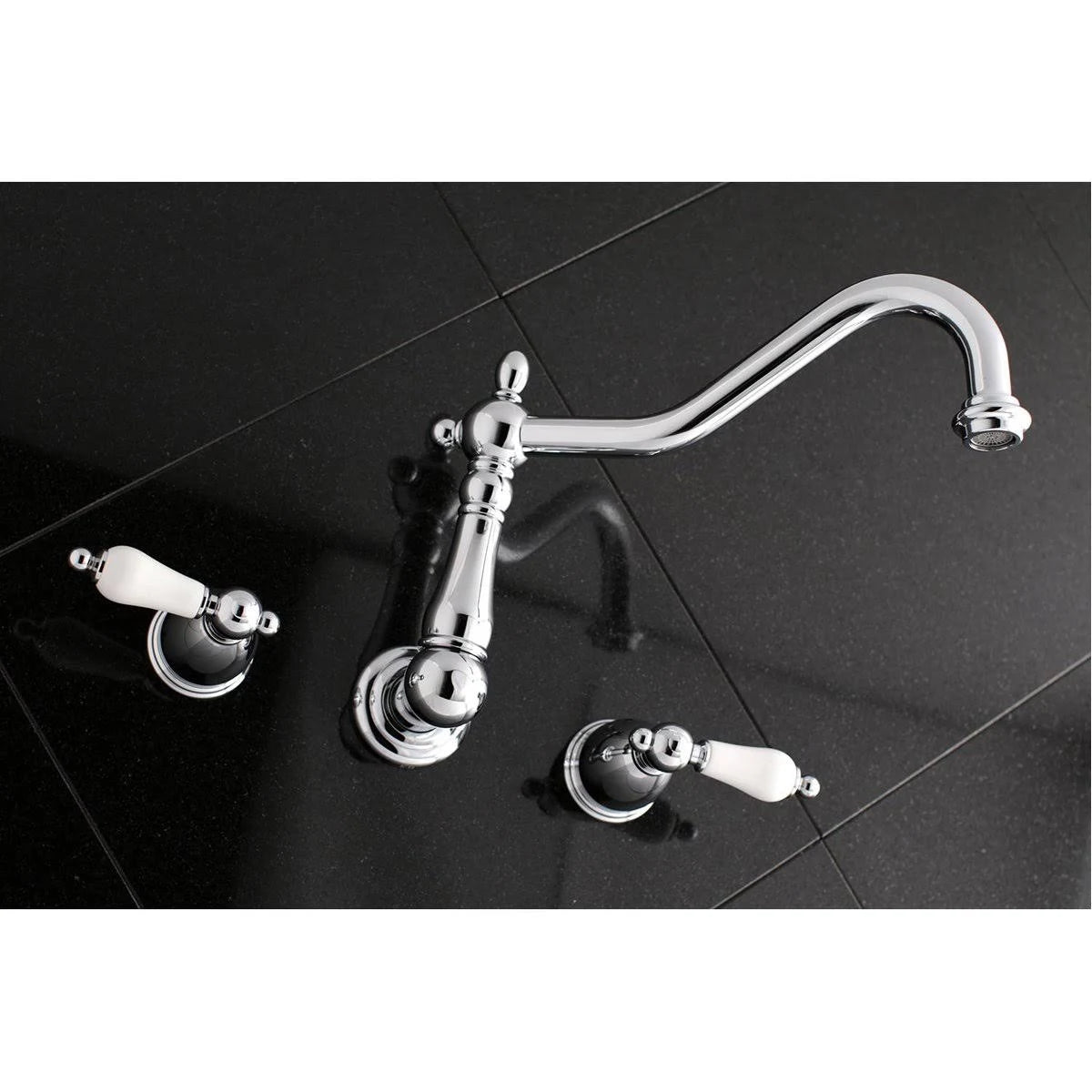 Wall Mount Tub Filler, Matte Black H14373