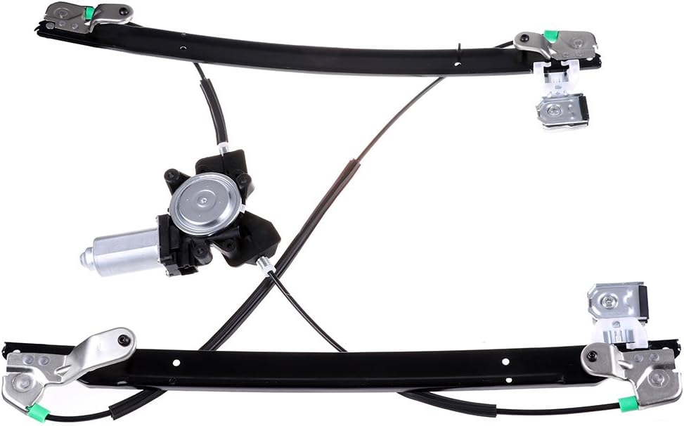 Front Left Power Window Motor and Regulator Assembly Pack of 2 T174