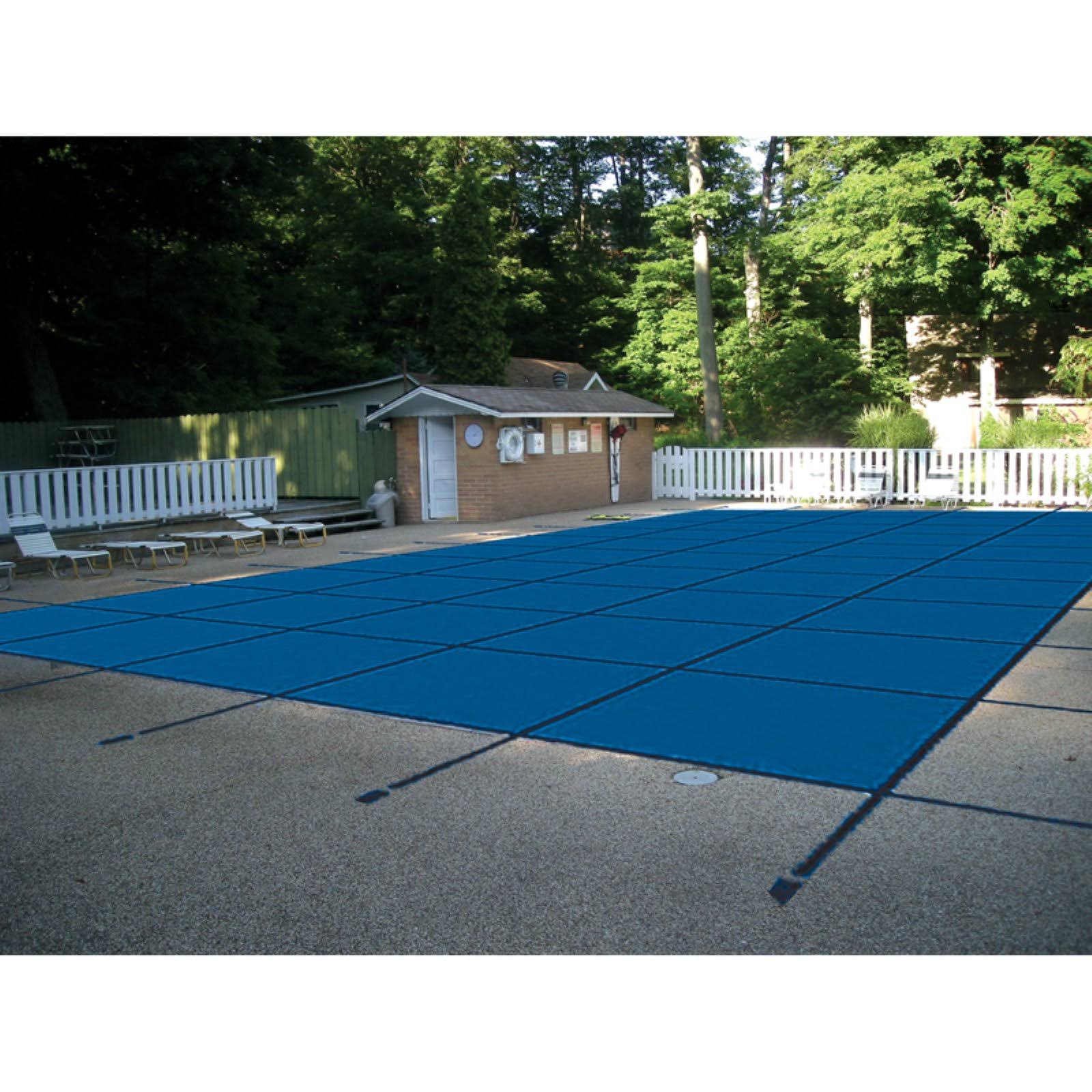 Blue Mesh Safety Pool Cover C3647