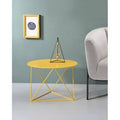 Blue Finish Accent Table I2489