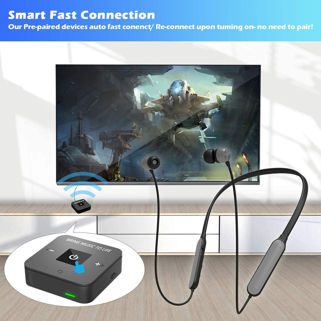 Wireless Headphones with Bluetooth Transmitter D5420