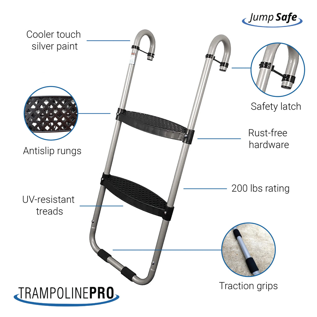 3 Step Trampoline Ladder with Safety Latch I9040
