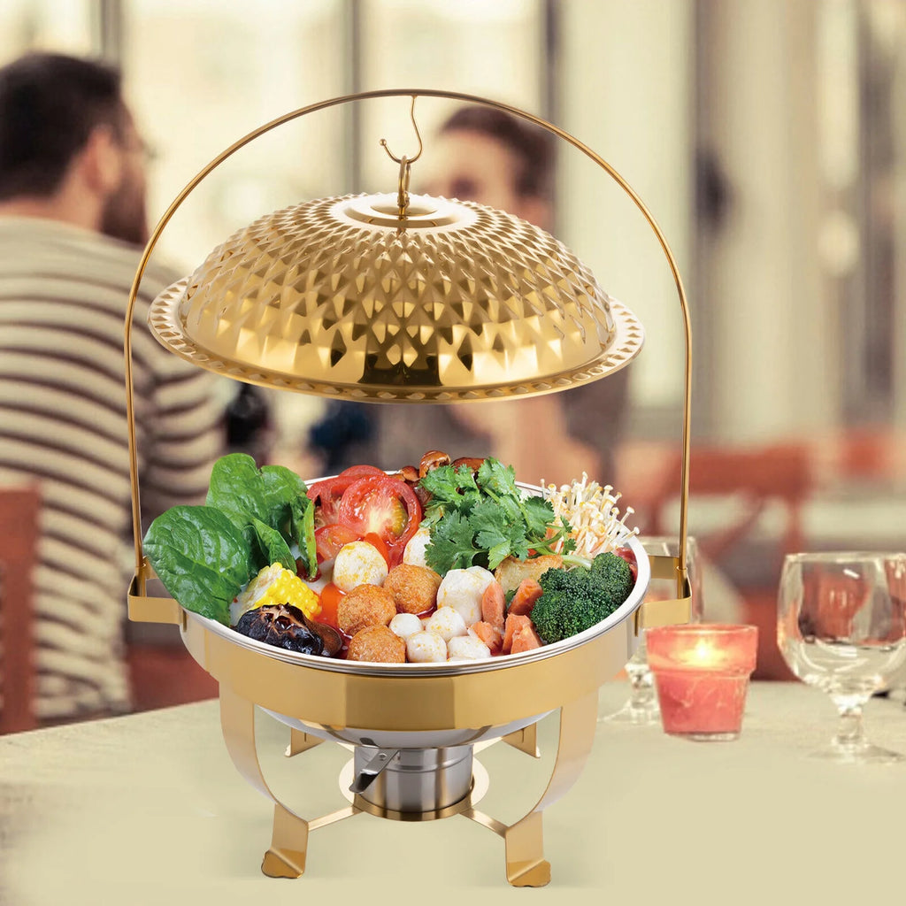 6.3QT Countertop Round Stove with Hanging Lid N6746