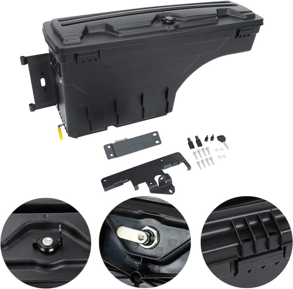 Truck Bed Storage Box Tool Box Lockable Storage Box S267