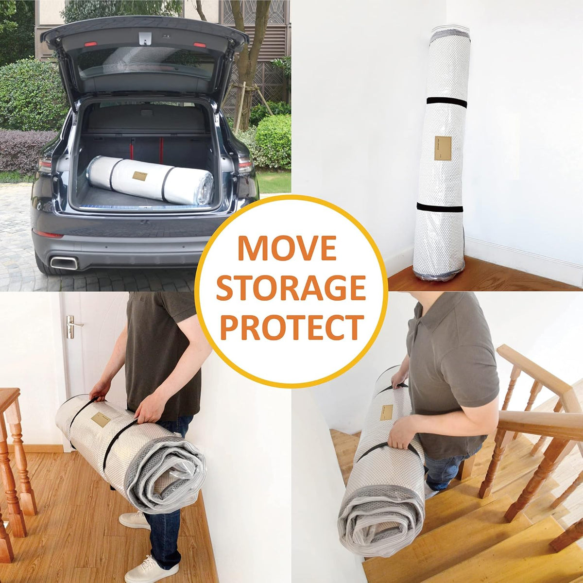 Mattress Vacuum Sealable Bag with Straps N76248