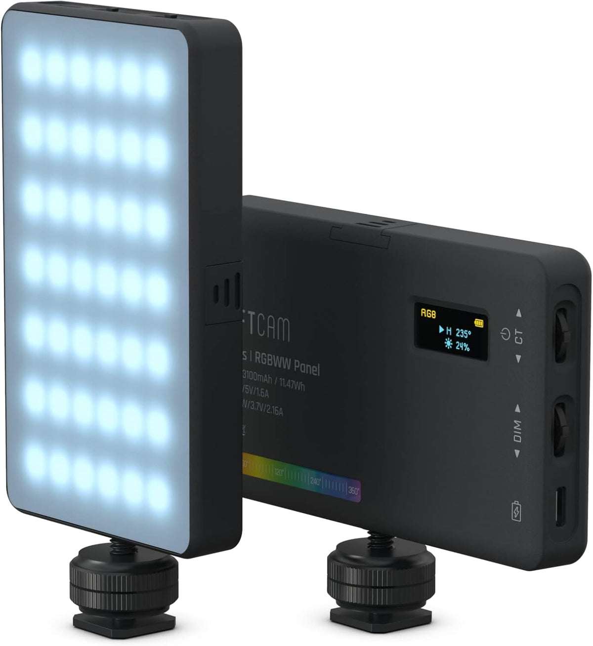 RGBWW Panel with RGB and CCT Lighting Modes X82219