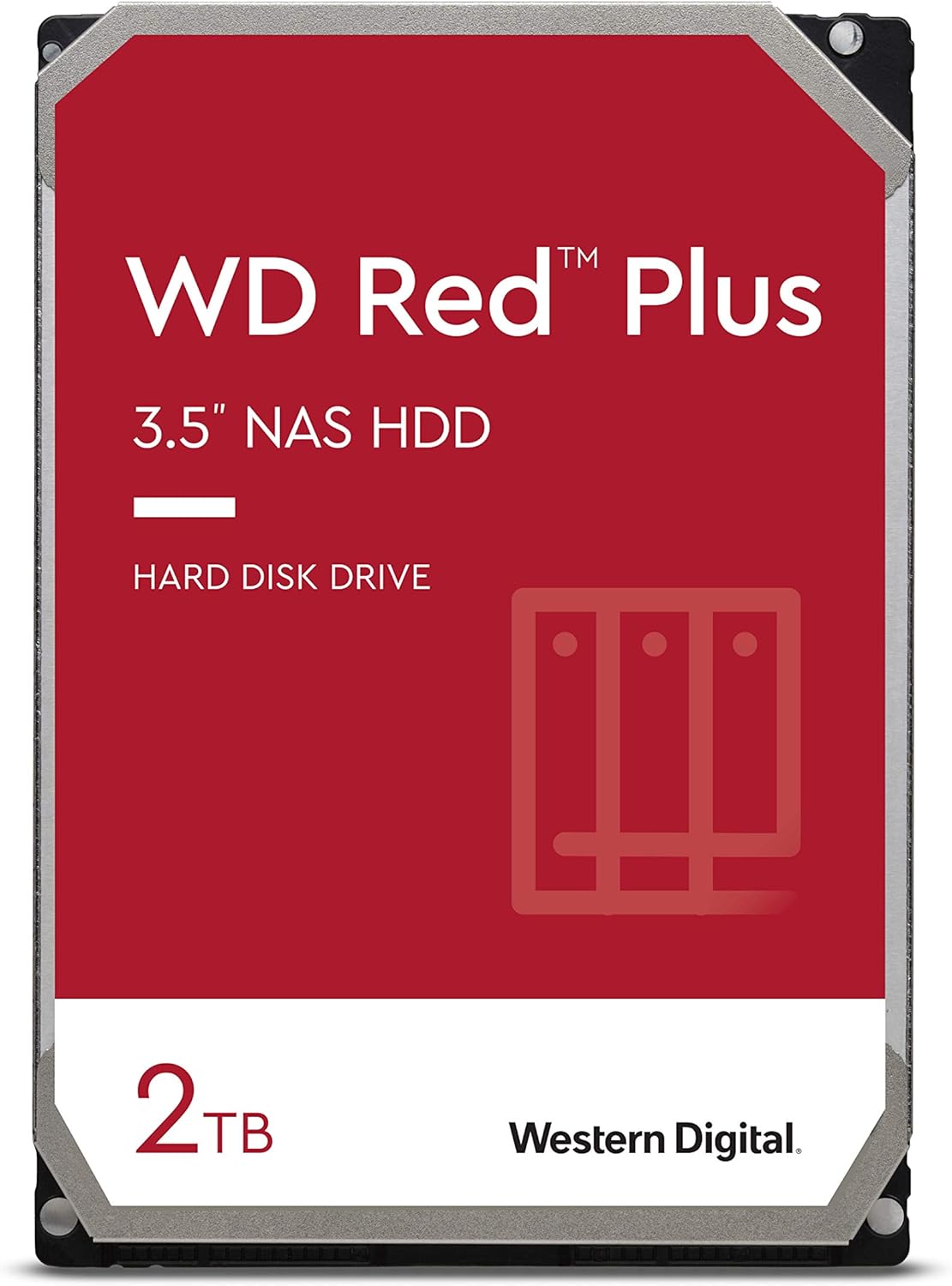 10TB WD Red Plus NAS Internal Hard Drive HDD - 5400 RPM, SATA 6 Gb/s, CMR, 256 MB Cache, 3.5 T905