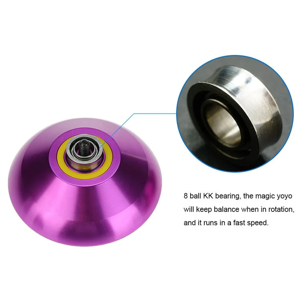 Purple Aluminum Alloy Yoyo C8765