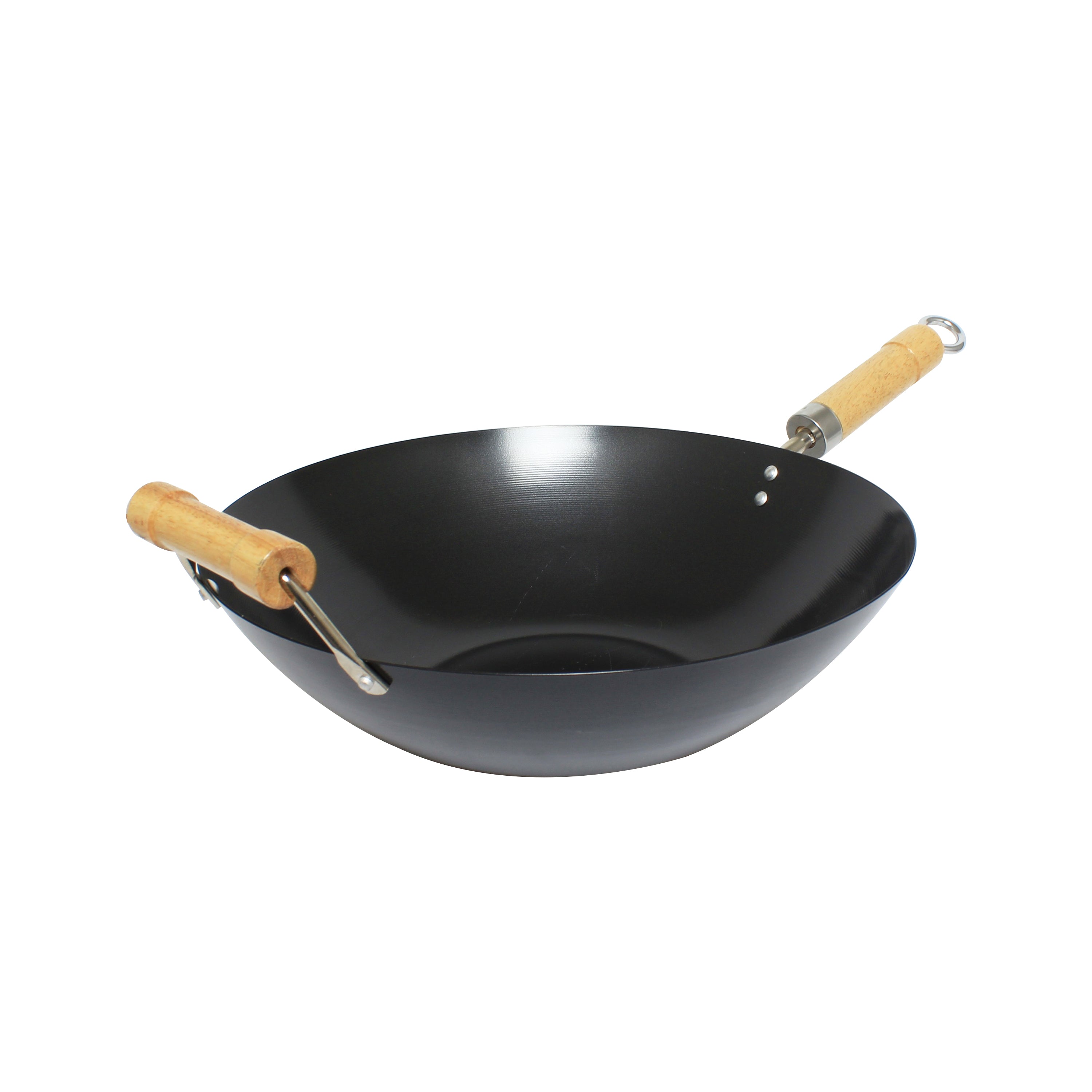14" Wood Handle Pan K374