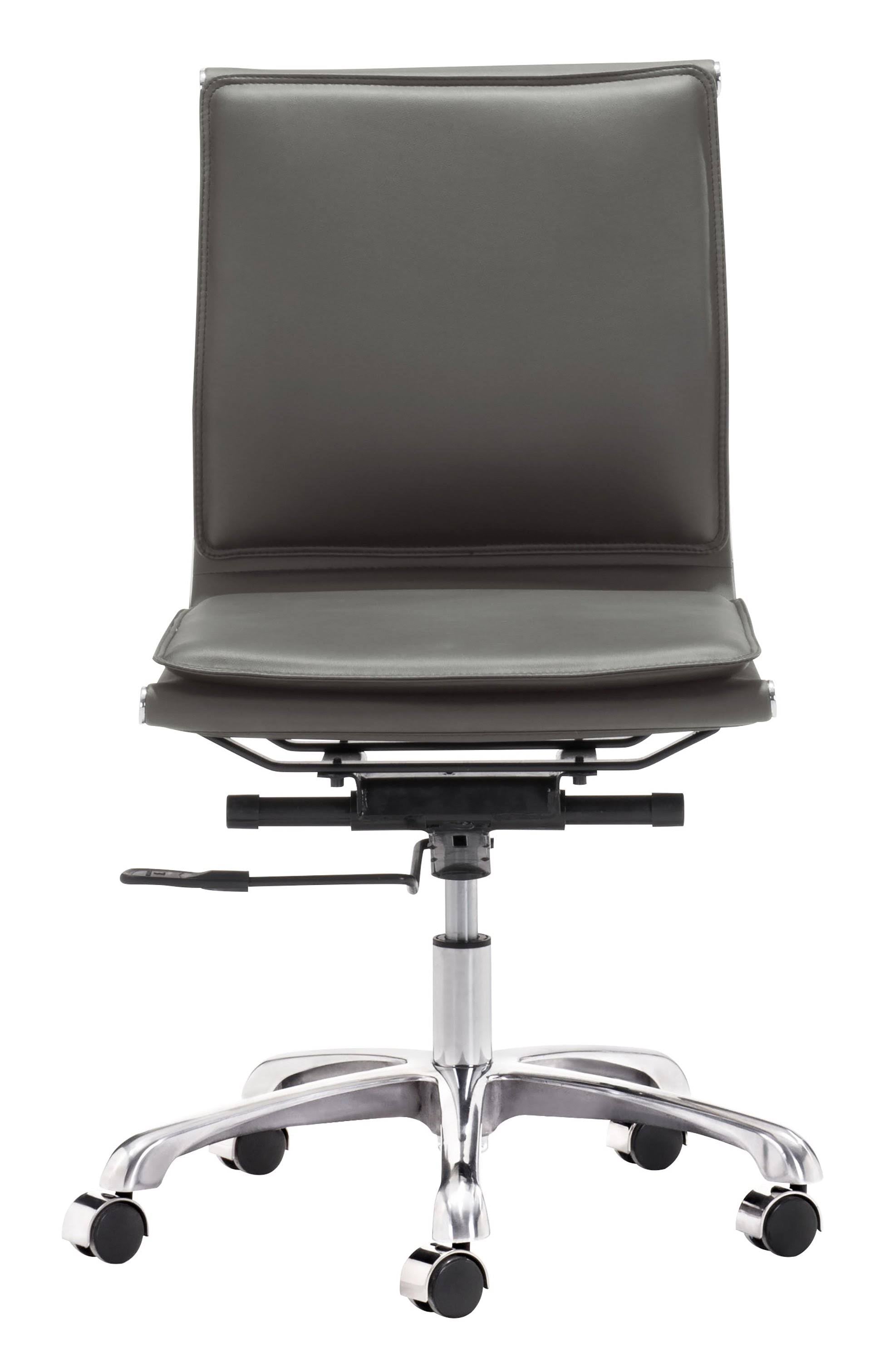 Gray Armless Office Chair O25864