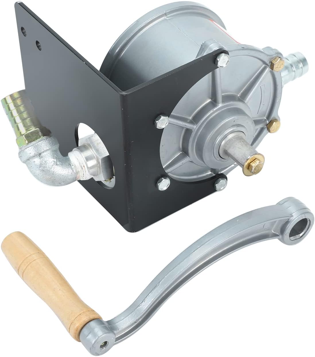 17 Gallon Low Profile Oil Drain Pan with Pump 8' Hose H8827